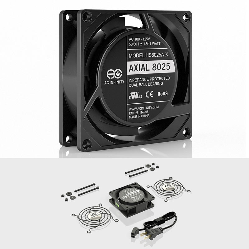 80mm ac axial muffin cooling fan