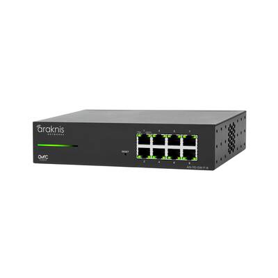 картинка Коммутатор сетевой Araknis 110 series 8-port Unmanaged+ Gigabit Switch with Front Ports от магазина Одежда+