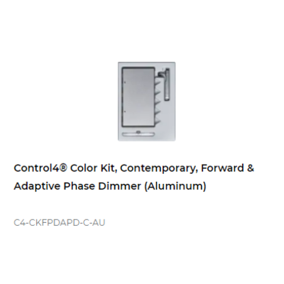 картинка Набор клавиш Control4 NextGen Adaptive Dimmer Color Decora Kit, Contemporary (Aluminum) от магазина Одежда+