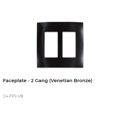 картинка Декоративная рамка NextGen Control4 NextGen Two-Gang Faceplate (Venetian Bronze) от магазина Одежда+