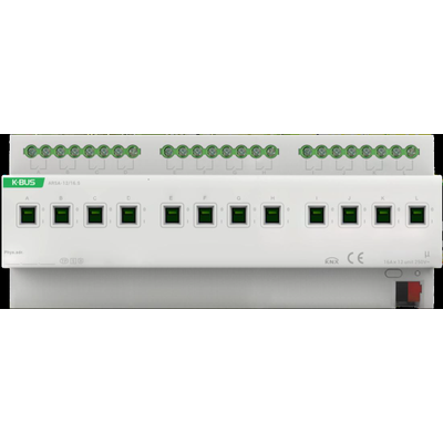 картинка Релейный модуль DIN-реечный 12-канальный GVS KNX Switch Actuator 12-Fold, 16A (Secure) от магазина Одежда+