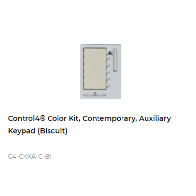 картинка Набор клавиш Control4 NextGen Auxiliary Keypad Color Decora Kit, Contemporary (Biscuit) от магазина Одежда+