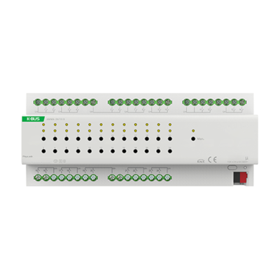 картинка Релейный модуль DIN-реечный 24-канальный GVS KNX 24-Fold Multi-function Actuator, 10A  (Secure) от магазина Одежда+