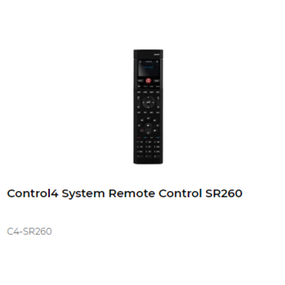 картинка Пульт ДУ Control4 Control4 System Remote Control SR260 от магазина Одежда+