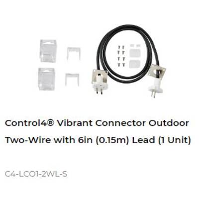 картинка Коннектор для светодиодной ленты Control4 Vibrant Connector Outdoor Two-Wire with 6in (0.15m) Lead (1 Unit) от магазина Одежда+