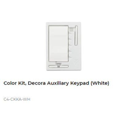 картинка Набор клавиш Control4 NextGen Auxiliary Keypad Color Decora Kit (White) от магазина Одежда+