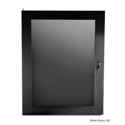 картинка Дверь для 19" рэка Strong WALL MOUNT RACK DOOR 12U PLEXIGLASS black от магазина Одежда+
