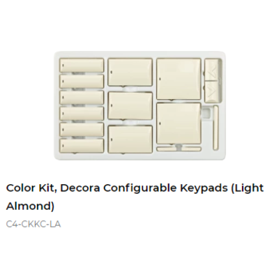 картинка Набор клавиш Control4 NextGen Configurable Keypads Color Decora Kit (Light Almond) от магазина Одежда+