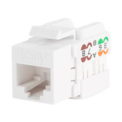 картинка Коннектор RJ45 Wirepath CAT6A RJ45 UTP KEYSTONE INSERT - 90 DEGREE white от магазина Одежда+