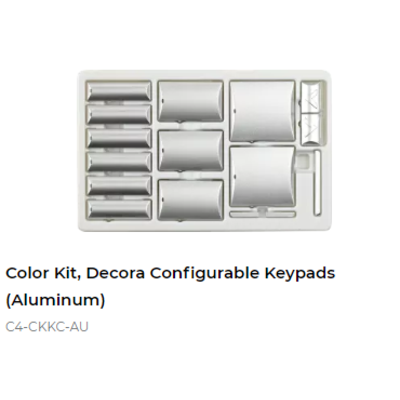 картинка Набор клавиш Control4 NextGen Configurable Keypads Color Decora Kit (Aluminum) от магазина Одежда+