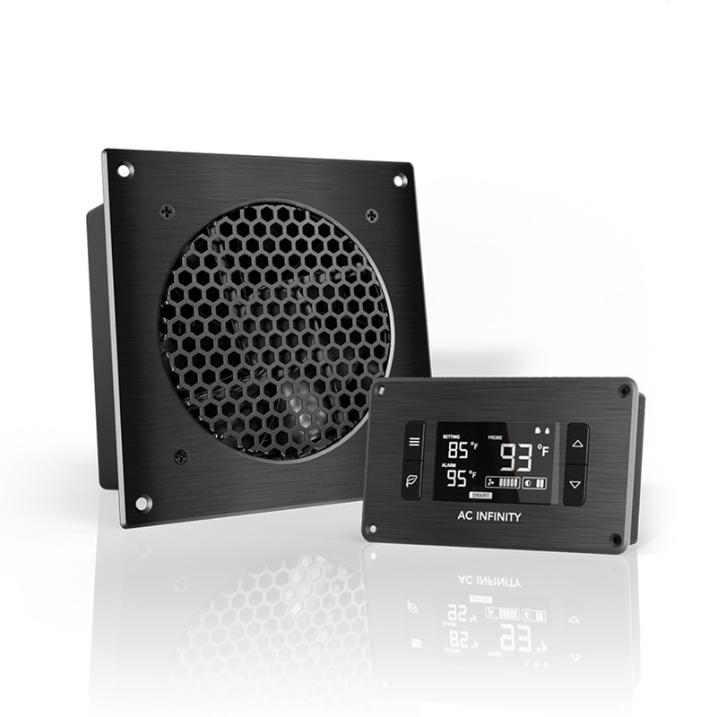 картинка AIRPLATE T3, тихий вентилятор охлаждения шкафа 6" с термоконтроллером от магазина Одежда+