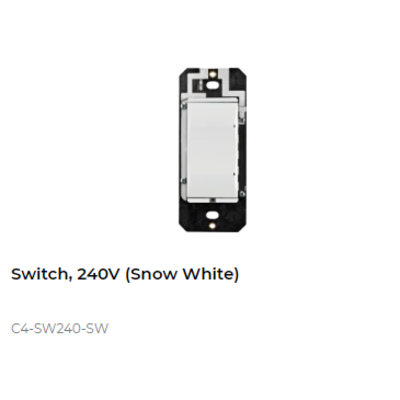 картинка Выключатель освещения беспроводной Control4 NextGen Switch, 240V. (Snow White) от магазина Одежда+