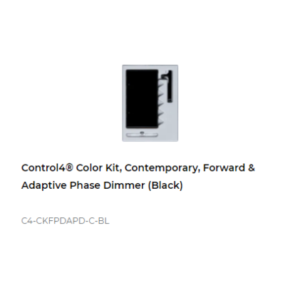 картинка Набор клавиш Control4 NextGen Adaptive Dimmer Color Decora Kit, Contemporary (Black) от магазина Одежда+