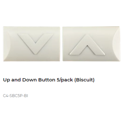 картинка Control4 UP AND DOWN BUTTON 5/PACK (BISCUIT) bisquit от магазина Одежда+