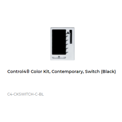 картинка Набор клавиш Control4 NextGen Switches Color Decora Kit, Contemporary (Black) от магазина Одежда+