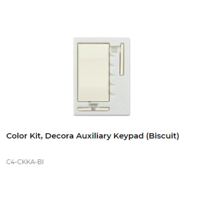 картинка Набор клавиш Control4 NextGen Auxiliary Keypad Color Decora Kit (Biscuit) от магазина Одежда+