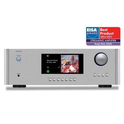 картинка Интегрированный усилитель с сетевым стримером Rotel RAS-5000 silver от магазина Одежда+