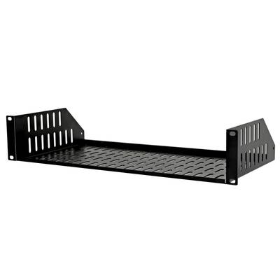картинка Полка для 19" рэка Strong HALF DEPTH FIXED RACK SHELF 2U black от магазина Одежда+