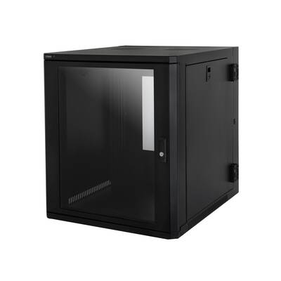 картинка Монтажный 19" настенный рэк Strong 10U WALL MOUNT RACK SYSTEM black от магазина Одежда+