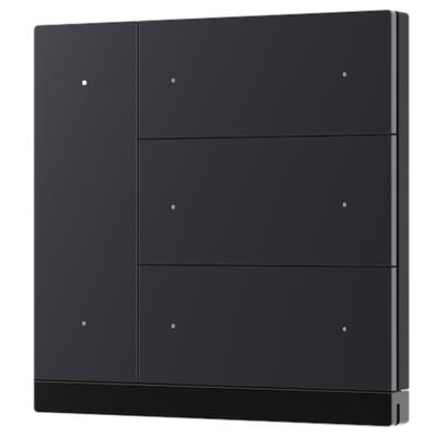 картинка Кнопочный проводной пульт управления GVS KNX WALTZ PUSH BUTTON, 4-GANG (METAL BUTTON) gray powder-coated от магазина Одежда+