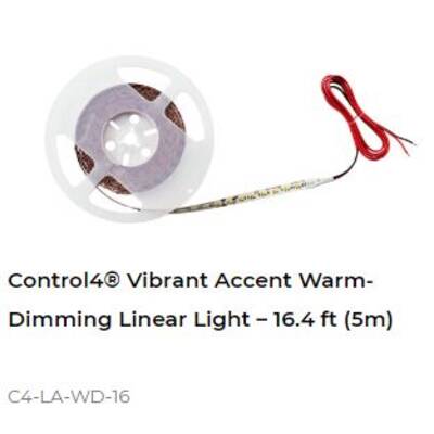 картинка Светодиодная лента Control4 Vibrant Accent Warm-Dimming Linear Light – 16.4 ft (5m) от магазина Одежда+