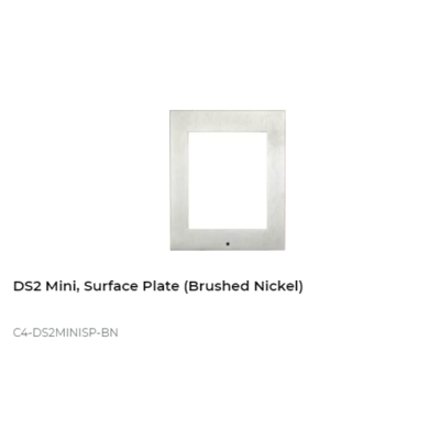 картинка Декоративная рамка Control4 DS2 MINI SURFACE PLATE brushed nickel от магазина Одежда+