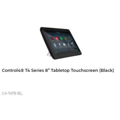 картинка Переносная сенсорная панель Control4 T4 SERIES 8" TABLETOP TOUCH SCREEN black от магазина Одежда+