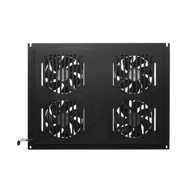 картинка Вентиляторный блок для 19" рэка Strong FOUR FAN KIT WITH MOUNTING BRACKET black от магазина Одежда+
