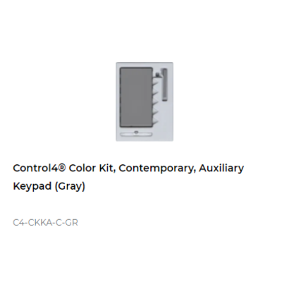 картинка Набор клавиш Control4 NextGen Auxiliary Keypad Color Decora Kit, Contemporary (Gray) от магазина Одежда+