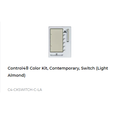 картинка Набор клавиш Control4 NextGen Switches Color Decora Kit, Contemporary (Light Almond) от магазина Одежда+