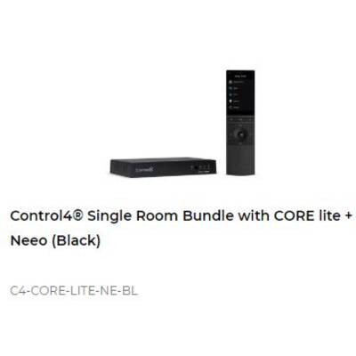 картинка Комплект Контроллер и Пульт управления Control4 SINGLE ROOM BUNDLE WITH CORE LITE CONTROLLER + NEEO black от магазина Одежда+