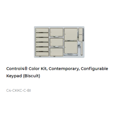 картинка Набор клавиш Control4 NextGen Configurable Keypads Color Decora Kit, Contemporary (Biscuit) от магазина Одежда+