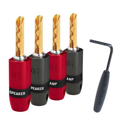 картинка Коннекторы AudioQuest SureGrip 300 - BFA Gold (40) от магазина Одежда+