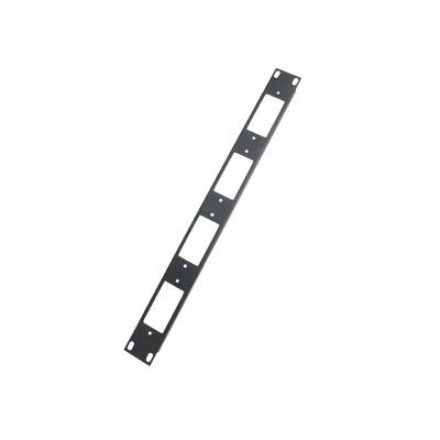картинка Бланк-панель для 19" рэка Strong RACK 4 SPACE DECORA PANEL 1U black от магазина Одежда+