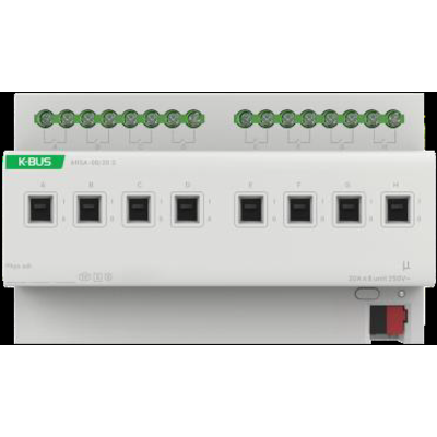картинка Релейный модуль DIN-реечный 8-канальный GVS KNX Switch Actuator 8-Fold, 20A  ( Secure) от магазина Одежда+
