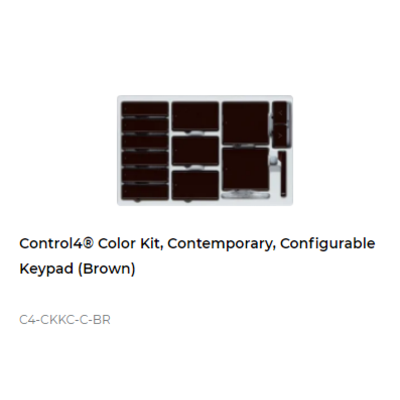 картинка Набор клавиш Control4 NextGen Configurable Keypads Color Decora Kit, Contemporary (Brown) от магазина Одежда+