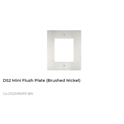 картинка Декоративная рамка Control4 DS2 MINI FLUSH PLATE brushed nickel от магазина Одежда+