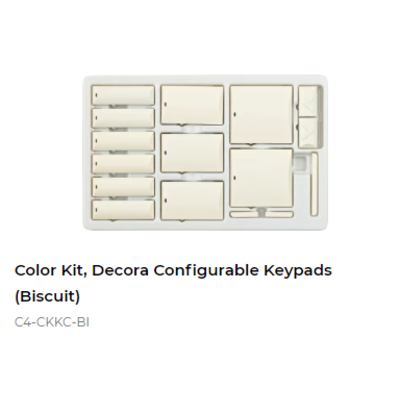картинка Набор клавиш Control4 NextGen Configurable Keypads Color Decora Kit (Biscuit) от магазина Одежда+
