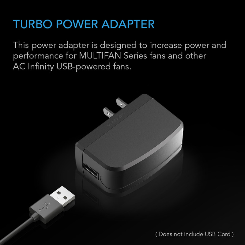 USB Wall Adapter for Fans