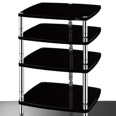 картинка Стенд для AV- компонентов Solidsteel HS-4 glossy black от магазина Одежда+