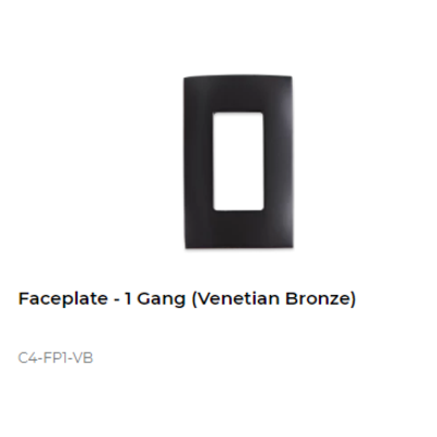 картинка Декоративная рамка NextGen Control4 NEXTGEN ONE-GANG FACEPLATE (VENETIAN BRONZE) venetian bronze от магазина Одежда+