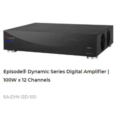 картинка Многоканальный усилитель Episode Dynamic Series Digital Amplifier | 100W x 12 Channels от магазина Одежда+