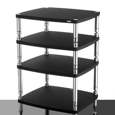 картинка Стенд для AV- компонентов Solidsteel HF-4 flat black от магазина Одежда+