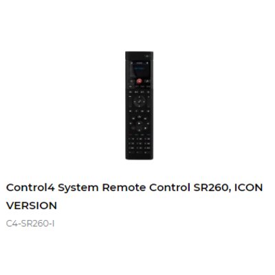 картинка Пульт ДУ Control4 Control4 System Remote Control SR260, ICON VERSION от магазина Одежда+
