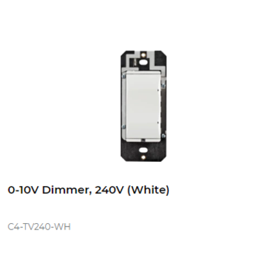 картинка Диммер 0-10В беспроводной Control4 NextGen 0-10V Dimmer, 240V (White) от магазина Одежда+