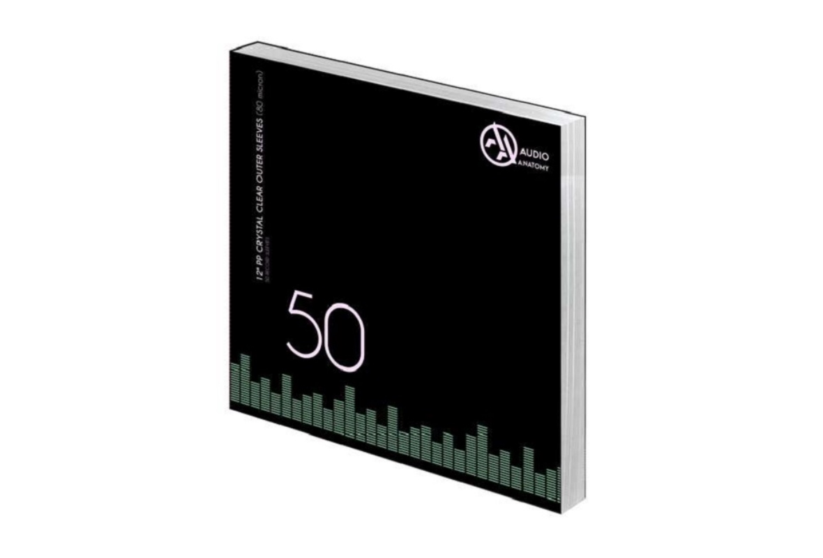 картинка Внешние прозрачные конверты 80 мкм (50 шт.) для пластинок 12“ Audio Anatomy PP CRYSTAL CLEAR OUTER SLEEVES от магазина Одежда+