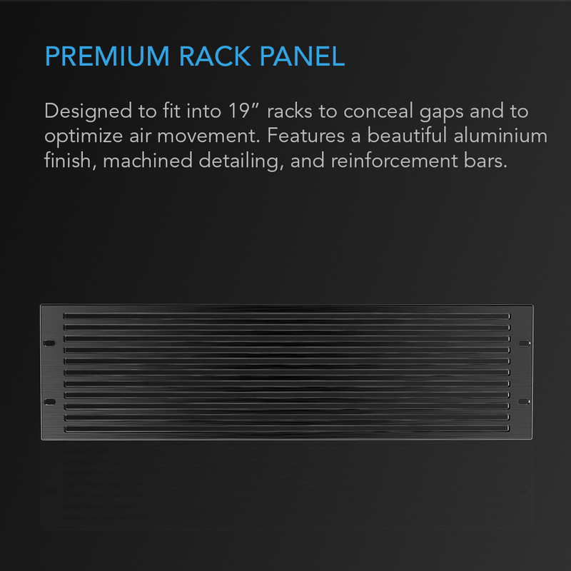 Rack Panel 3U Vented