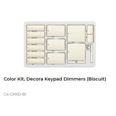 картинка Набор клавиш Control4 NextGen Keypad Dimmers Color Decora Kit (Biscuit) от магазина Одежда+