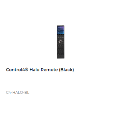 картинка Пульт ДУ Control4 HALO REMOTE black от магазина Одежда+