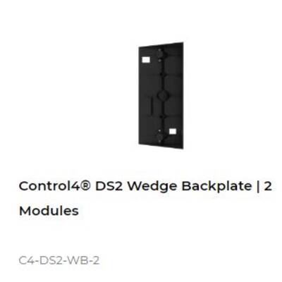картинка Планка для поверхностного монтажа домофона DS2 Control4 DS2 Wedge Backplate | 2 Modules от магазина Одежда+